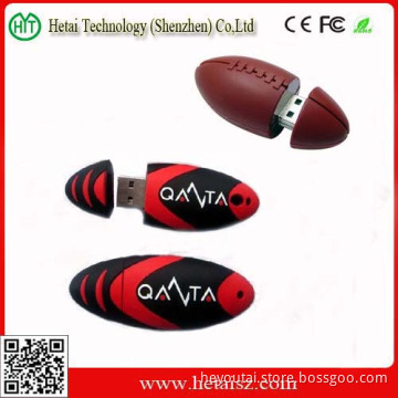 4GB PVC Rugby Shaped USB Flash Drive
